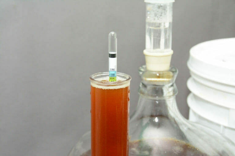 Hydrometer, Carboy, Airlock and Test Tube